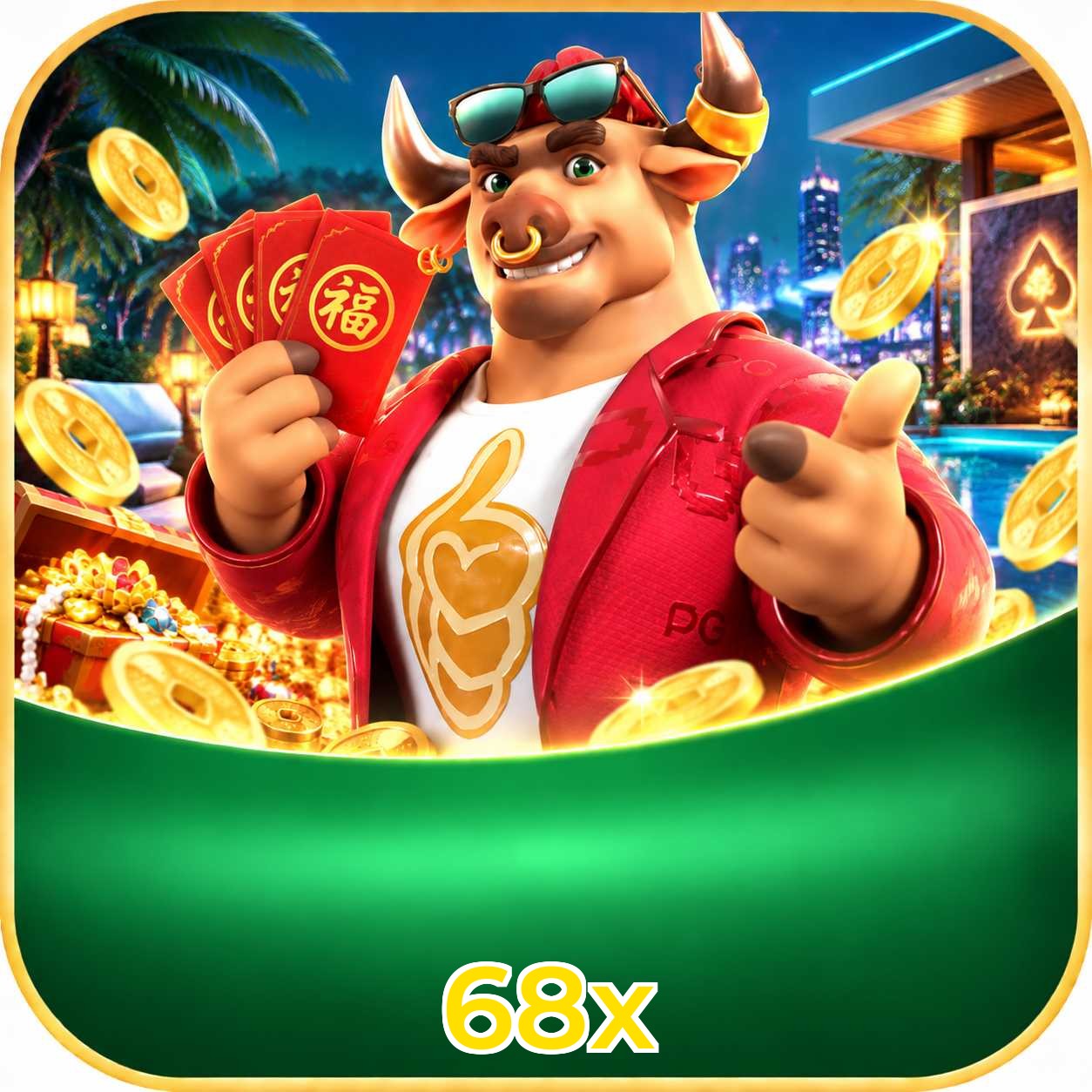Comparação Fortune Tiger Ox e Rabbit na 68x